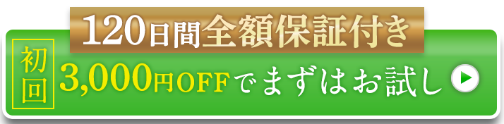 120日間全額保証付き初回3,000円OFFでまずはお試し